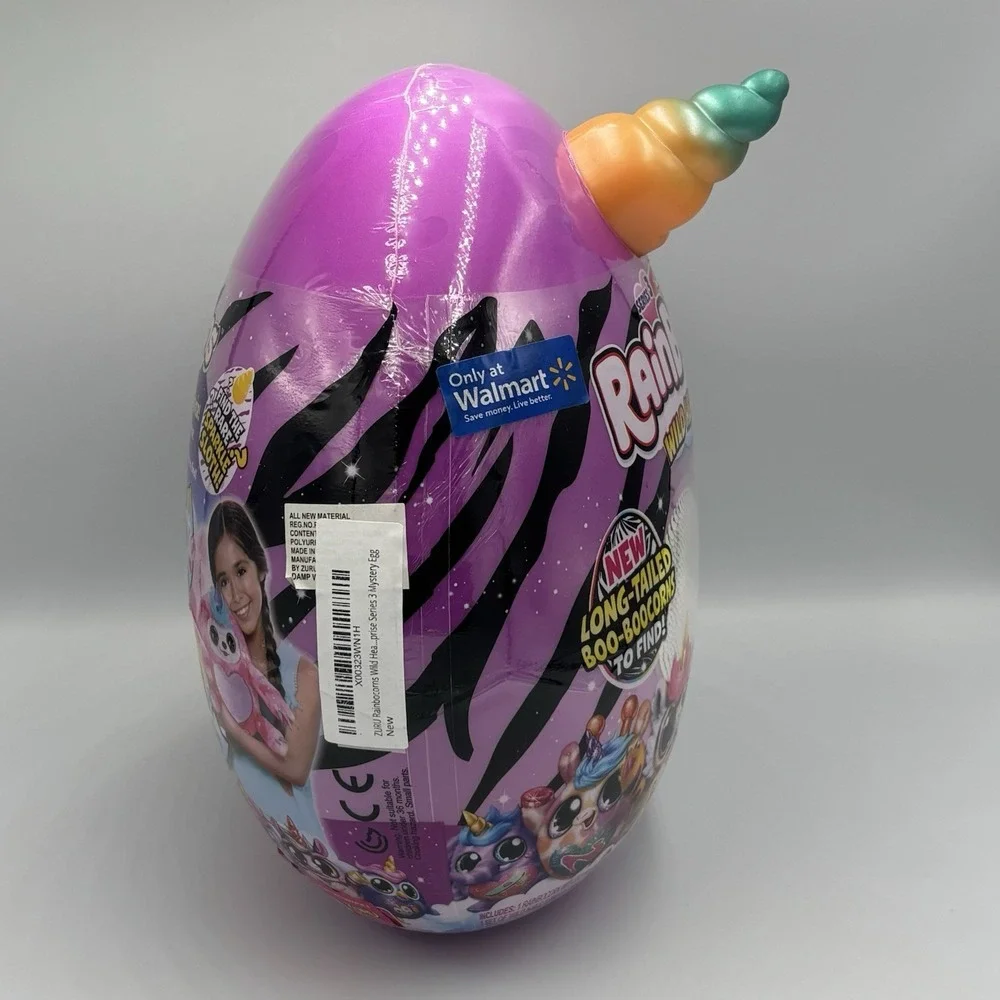 Rainbocorns‎ Wild Heart Surprise Series 3 Zebra Plush by ZURU NEW NIB